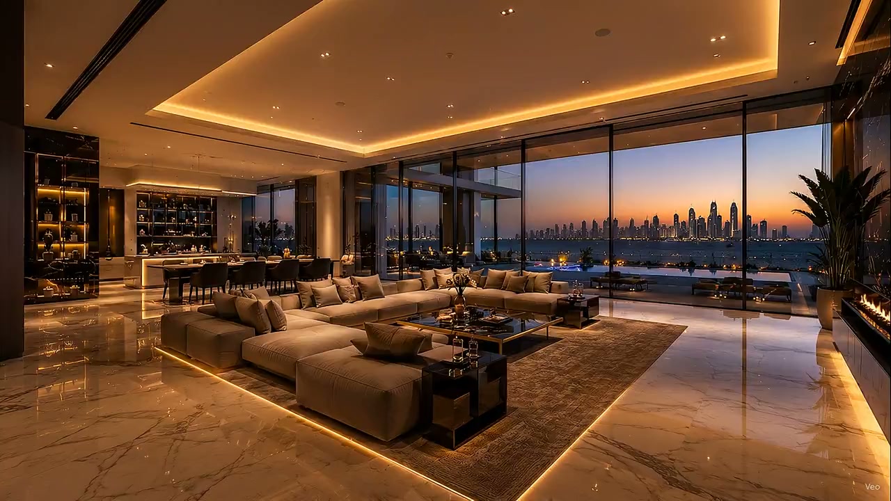 Evening exterior